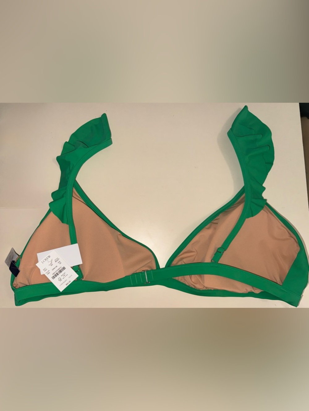 J. Crew Emerald Green Bikini Top - Picture 2 of 2